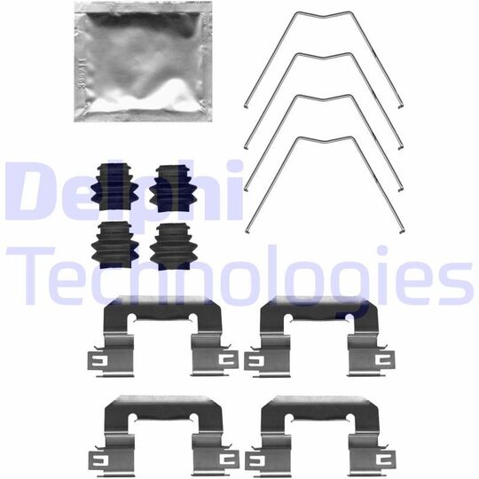 LX0711 - Accessory Kit, disc brake pad 