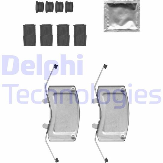 LX0699 - Accessory Kit, disc brake pad 