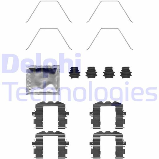 LX0705 - Accessory Kit, disc brake pad 