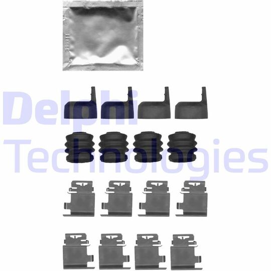 LX0687 - Accessory Kit, disc brake pad 