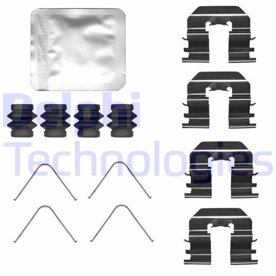 LX0727 - Accessory Kit, disc brake pad 