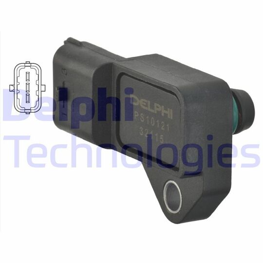 PS10121 - Sensor, intake manifold pressure 