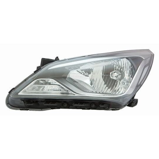 221-1166R-LD-EM - Headlight 