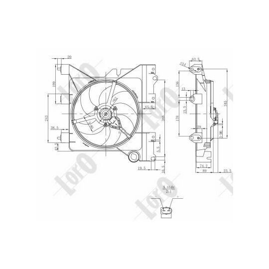 009-014-0010 - Fan, radiator 