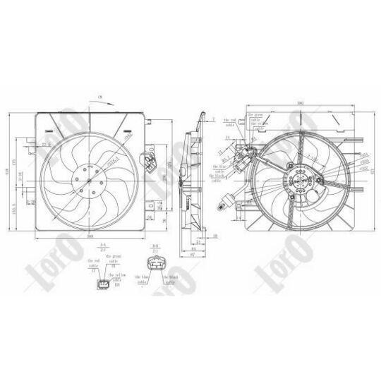 009-014-0005 - Fan, radiator 