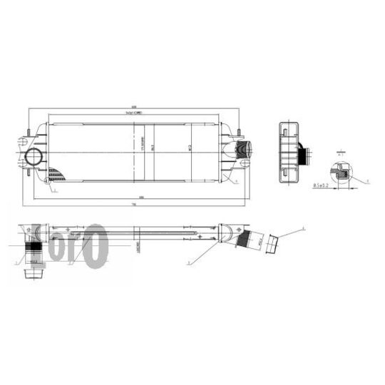 035-018-0003 - Intercooler, charger 