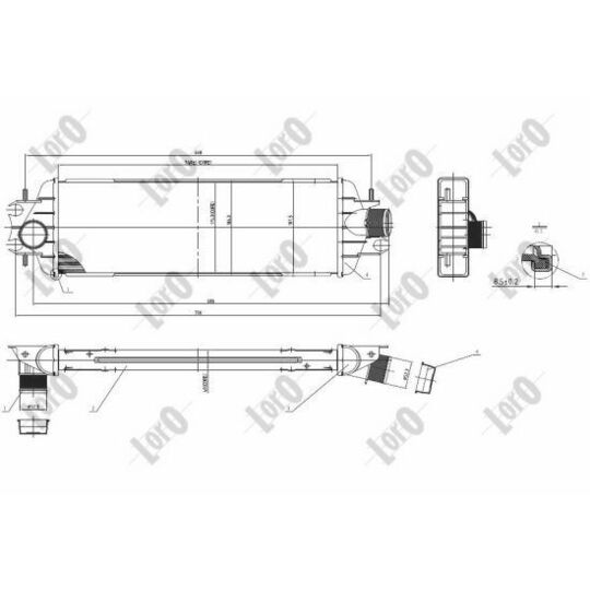 035-018-0003 - Intercooler, charger 