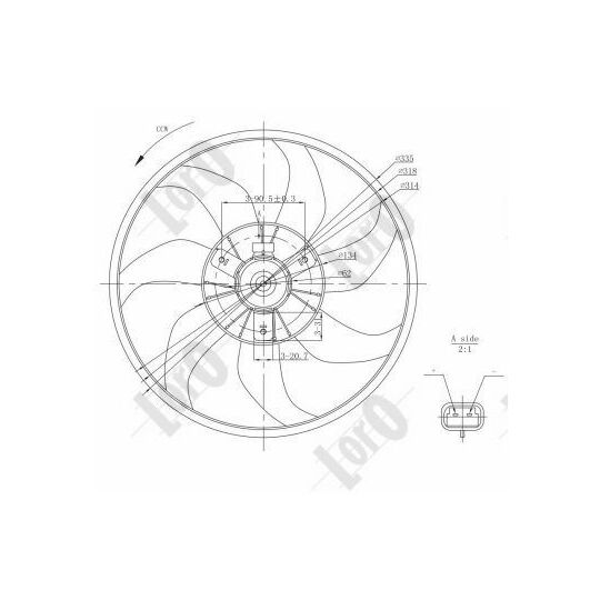 037-014-0024 - Ventilaator,mootorijahutus 