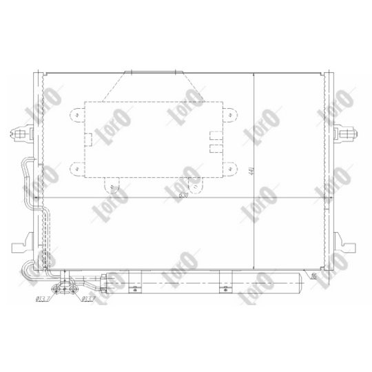 054-016-0039 - Lauhdutin, ilmastointilaite 