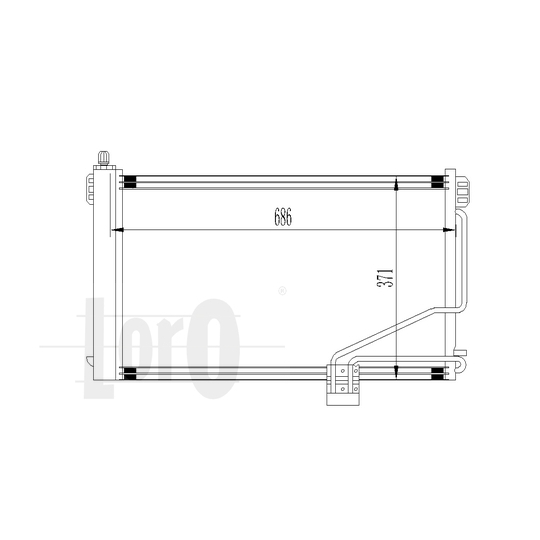 054-016-0014 - Condenser, air conditioning 