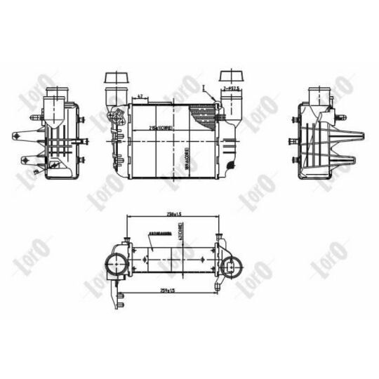 003-018-0005 - Intercooler, charger 