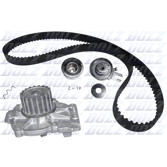 KD111 - Water Pump & Timing Belt Set 