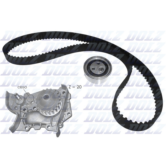 KD116 - Water Pump & Timing Belt Set 