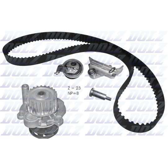 KD110 - Water Pump & Timing Belt Set 