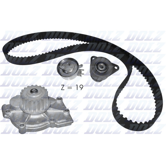 KD115 - Water Pump & Timing Belt Set 