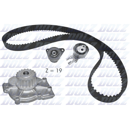 KD164 - Water Pump & Timing Belt Set 