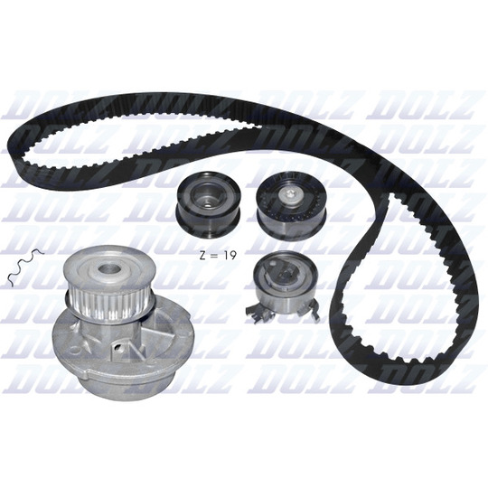 KD124 - Water Pump & Timing Belt Set 