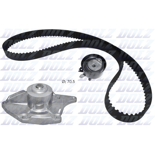 KD133 - Water Pump & Timing Belt Set 