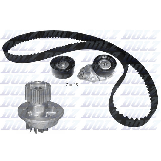 KD144 - Water Pump & Timing Belt Set 