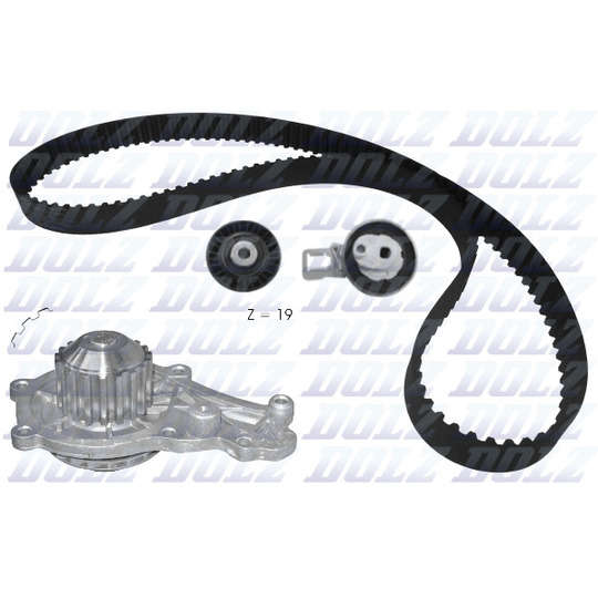 KD169 - Water Pump & Timing Belt Set 