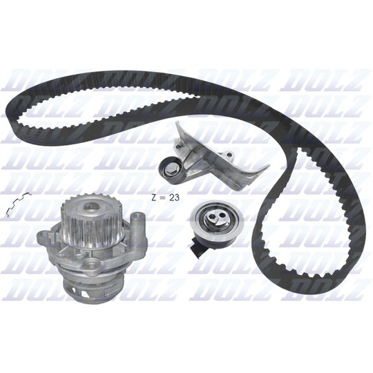 KD168 - Water Pump & Timing Belt Set 