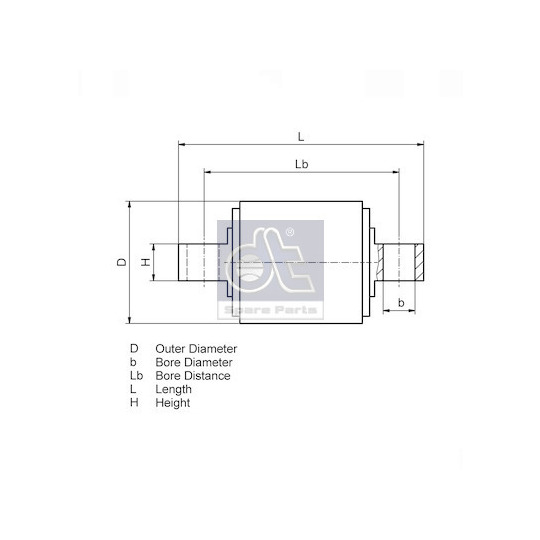 1.32505 - Repair Kit, guide strut 