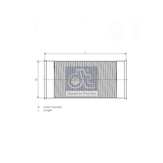 2.14113 - Flex Hose, exhaust system 