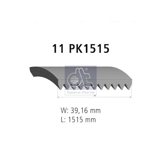 3.34328 - V-Ribbed Belt 