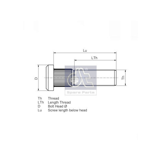 7.32100 - Wheel Stud 