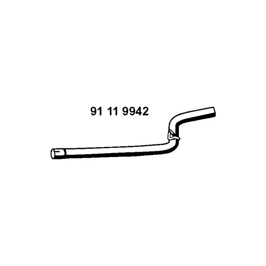 91 11 9942 - Exhaust pipe 
