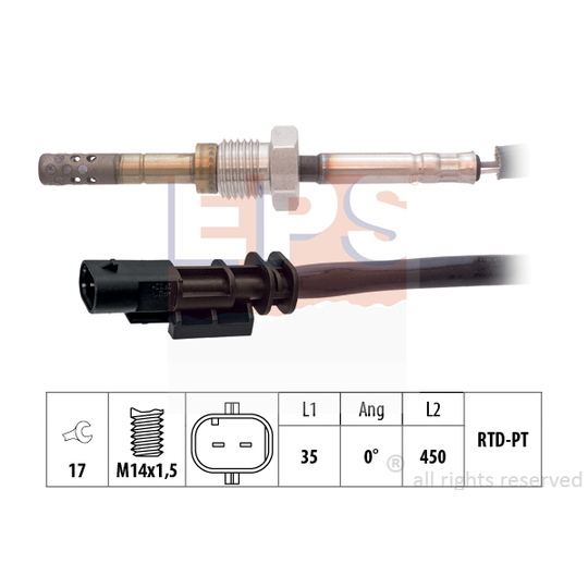 1.220.203 - Sensor, avgastemperatur 