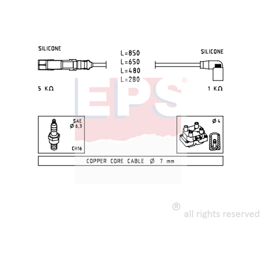 1.499.223 - Ignition Cable Kit 