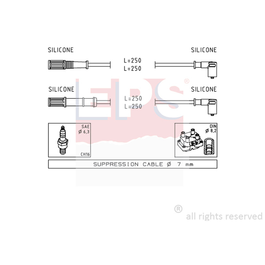 1.499.170 - Ignition Cable Kit 