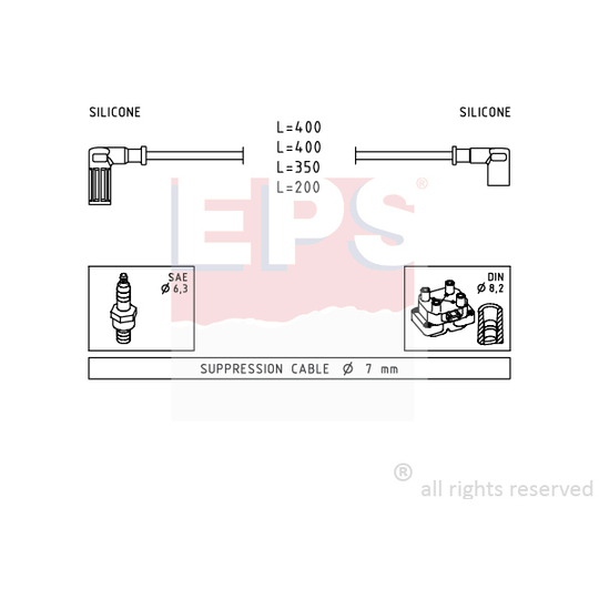 1.501.527 - Ignition Cable Kit 