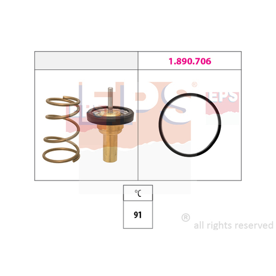 1.880.995 - Thermostat, coolant 