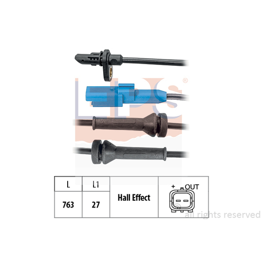 1.960.060 - Sensor, wheel speed 