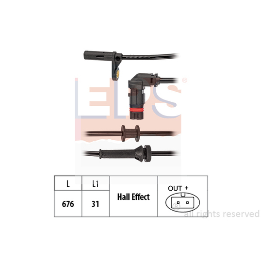 1.960.187 - Sensor, wheel speed 