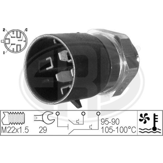 330217 - Temperature Switch, radiator fan 