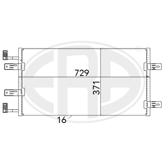 667137 - Condenser, air conditioning 