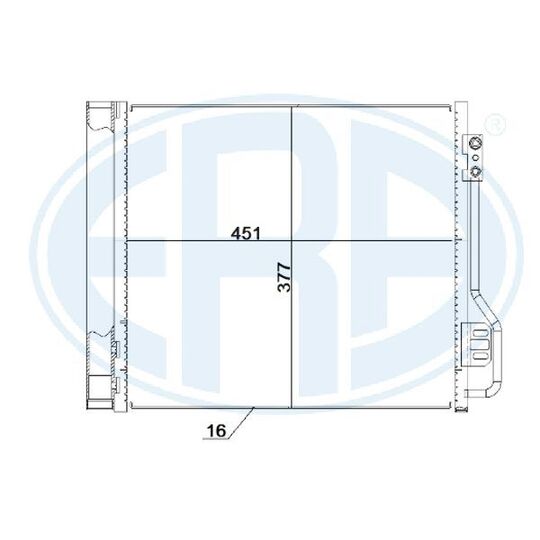 667251 - Condenser, air conditioning 