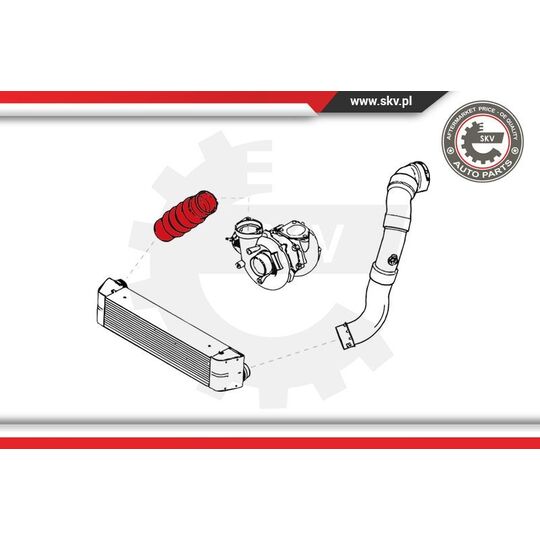 24SKV153 - Charger Air Hose 