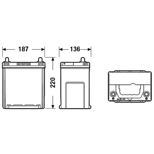 EA406 - Starter Battery 