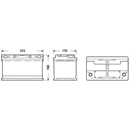 EK820 - Starter Battery 