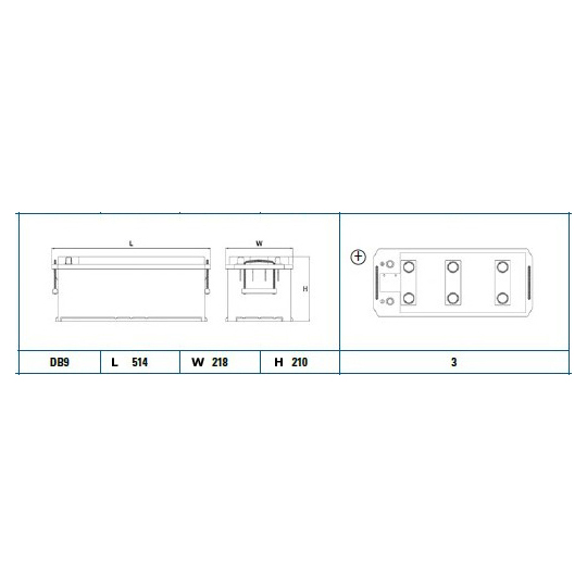 EG1705 - Starter Battery 