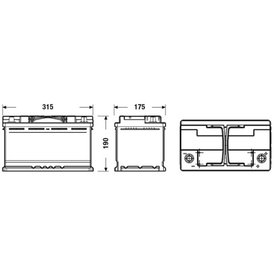 EL800 - Starter Battery 