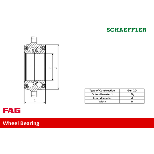 713 6110 60 - Wheel Bearing Kit 