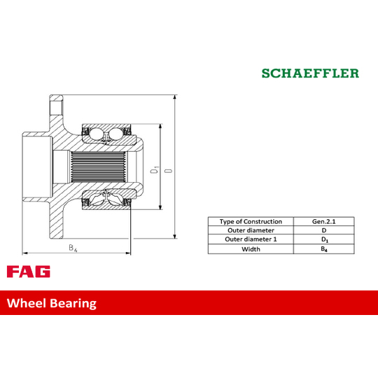 713 6506 80 - Wheel Bearing Kit 