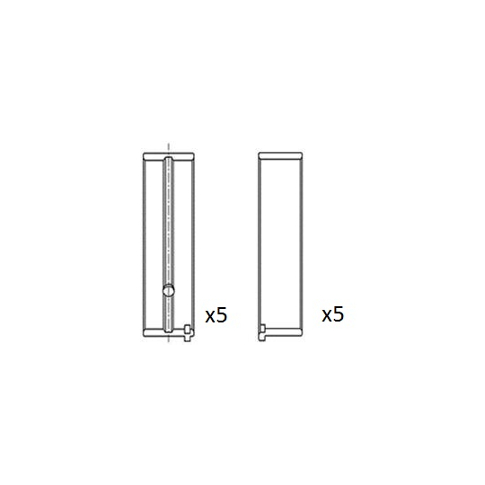 BM1000-025 - Crankshaft Bearings 