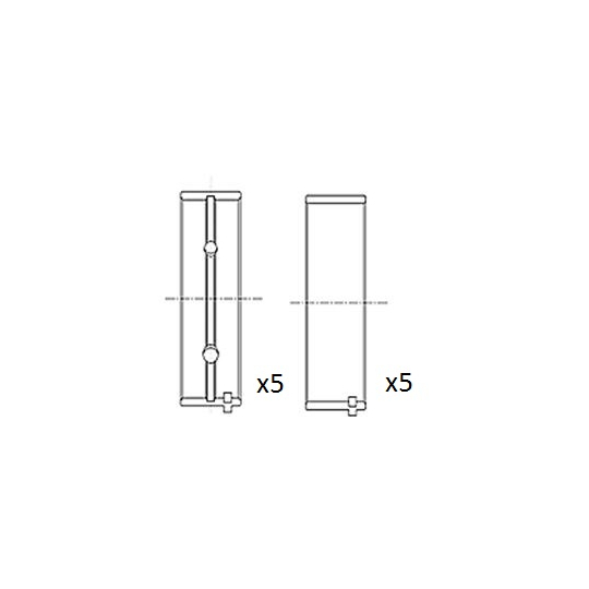 BM1001-050 - Crankshaft Bearings 