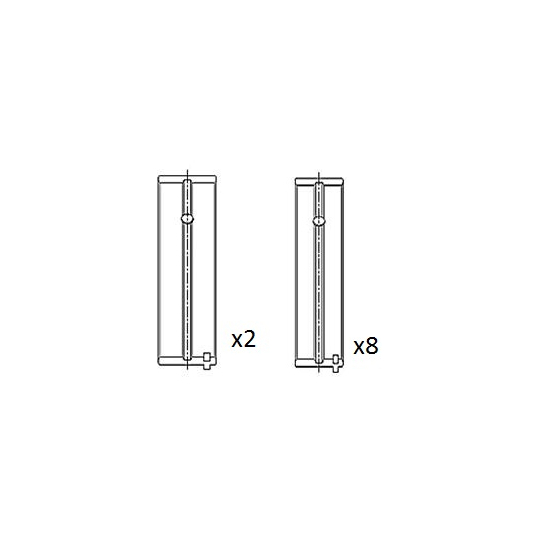 BM1005-025 - Crankshaft Bearings 